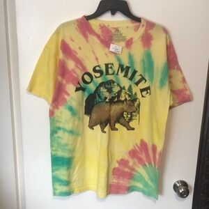 NEW Yosemite Tie-Dye T-Shirt. Medium